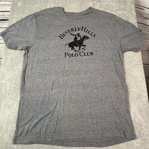 Beverly Hills Polo Club Heather Gray Men's Tee